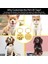 Ağaç-Gül Altın Stili 30MM Özel Isim Adres Etiketi Pet Köpek Etiketi Kedi Tasma Aksesuarı Süsleme Pet Kimlik Köpek Etiketi Yaka Paslanmaz Çelik Kedi Etiketi (Yurt Dışından) 3