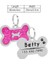 Pembe Kemik Pro Stili Kişiselleştirilmiş Kedi Etiketi Metal Kazınmış Kimlik Etiketleri Pet Ürünü Adres Etiketi Köpek Aksesuarı Için Özel Köpek Etiketleri (Yurt Dışından) 1