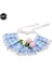 Mavi Stil M-25-30CM Sevimli Dantel Köpek Tasma Kedi Tasma Fiyonk Pet Tasma Yaka Bibs Sevimli Köpek Kedi Kolye Dekor Küçük Köpekler Kediler Için Damalı Çiçekler Tasma (Yurt Dışından) 1