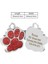 Kırmızı Pençe Stili Kişiselleştirilmiş Kedi Etiketi Metal Kazınmış Kimlik Etiketleri Pet Ürünü Adres Etiketi Köpek Aksesuarı Için Özel Köpek Etiketleri (Yurt Dışından) 1