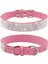 012 Pembe Stil Xs Beden Bling Kristal Köpek Tasma Deri Köpekler Kedi Tasma Yaka Küçük Köpekler Yavru Kedi Kolye Chihuahua Yorkshire Pug Beagle (Yurt Dışından) 1