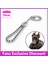 Gümüş Tarzı 2 mm x 40 mm 1 Pc Moda Paslanmaz Çelik Zincir Köpek Tasma Metal Ayarlanabilir Çift Sıra Krom Kaplama Boğazlık Eğitim Şov Tasma Güvenlik Kontrolü (Yurt Dışından) 3