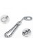 Gümüş Tarzı 2 mm x 40 mm 1 Pc Moda Paslanmaz Çelik Zincir Köpek Tasma Metal Ayarlanabilir Çift Sıra Krom Kaplama Boğazlık Eğitim Şov Tasma Güvenlik Kontrolü (Yurt Dışından) 5