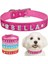 Pembe Tarzı Xs Beden Kişiselleştirilmiş Köpek Yaka Deri Taşlı Bling Şeritler Ayarlanabilir Özel Naylon Yaka Yavru Orta Büyük Evcil Köpek Yaka (Yurt Dışından) 3