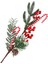 Kokina Candy Cane, Kozalak Dekorlu Dal 64CM 2