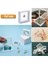 Buffer® 7 x 7 cm Standlı 3D Takı Ziynet Hatıra Koleksiyon Saklama Kutusu Şeffaf Film Çerçevesi 1