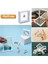 Buffer® 11 x 11 cm Standlı 3D Takı Ziynet Hatıra Koleksiyon Saklama Kutusu Şeffaf Film Çerçevesi 1