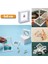 Buffer® 9 x 9 cm Standlı 3D Takı Ziynet Hatıra Koleksiyon Saklama Kutusu Şeffaf Film Çerçevesi 1