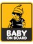 Baby On Board Arabada Bebek Var Sticker Araba Oto Sticker Etiket 00651 1