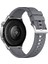 Samsung Galaxy Watch 7 44MM 40MM Uyumlu Metal Tokalı Dikiş Detaylı Şık Dokuma Silikon Kordon 2