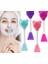 Silikon Yüz Temizleme Fırçası ve Maske Uygulama Spatulası 1 Adet 4