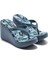 High Fashion Thong Kadın Parmak Arası Terlik Mavi 35/40 DD0056 3