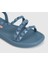 Meu Sol Flatform Kadın Sandalet Mavi 35/42 DD0014 5