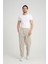 R-4403 Bel Lastikli Double Paça Katlamalı Çizgili Pantolon 1