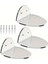 Pleksi Seffaf Oval Duvar Rafı -10 cm --3 Adet-- 3