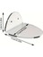 Pleksi Seffaf Oval Duvar Rafı -10 cm --3 Adet-- 4