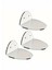 Pleksi Seffaf Oval Duvar Rafı -10 cm --3 Adet-- 5