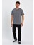 Erkek Bisiklet Yaka Relax Fit Cotton Basic T-Shirt 2