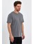 Erkek Bisiklet Yaka Relax Fit Cotton Basic T-Shirt 3