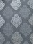Gri Gümüş Damask Desenli Kabartmalı Hava Alabilen Silinebilir Duvar Kağıdı 5 M² 3