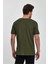 Erkek Regular Fit Bisiklet Yaka Waffal Dokuma T-Shirt 2