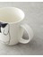 Mingles Teddy New Bone China Kaseli Kupa 360 Ml-13 cm Siyah - Beyaz 5