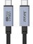 2 Metre 240W 4.0 Thunderbolt Type-C To Type-C Şarj, Data ve 8k 60Hz Görüntü Aktarım Kablosu 1