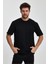 Erkek Petek Süprem Dokuma Bisiklet Yaka Relaxed Fit Cotton T-Shirt 1