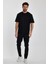 Erkek Petek Süprem Dokuma Bisiklet Yaka Relaxed Fit Cotton T-Shirt 2