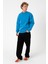 Sw Düz Mavi Şardonlu Sweatshirt 1
