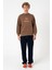 Sw Baskılı Kahverengi Şardonlu Sweatshirt 2