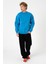 Sw Düz Mavi Şardonlu Sweatshirt 4