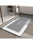 Banyo Paspası-Banyo Paspası Halı Kaymaz Süper Emici Lekeye Dayanıklı Hızlı Kuruyan Ince Banyo Halısı-Banyo Paspasları Banyo Zemin Küvet Vanity-Banyo Paspası Banyo Halısı Kolay Bakım 40 x 60 1