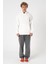 Sw Kapüşonlu Beyaz Şardonlu Sweatshirt 2