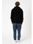 Sw Kapüşonlu Siyah Şardonlu Sweatshirt 2