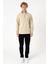 Polar Fermuarlı Rahat Bej Sweatshirt 2