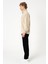 Polar Fermuarlı Rahat Bej Sweatshirt 3
