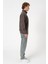 Sw Yarım Fermuar Füme Işlemeli Şardonlu Sweatshirt 4