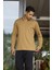 Erkek Uzun Kol V Yaka Camel Pijama Takımı C9T2N0O6 1