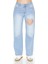 F21 Heart Cutout Straight-Leg Jean Pantolon 4