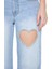 F21 Heart Cutout Straight-Leg Jean Pantolon 6