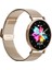 LW43 Gold Kasa 43 mm Gold Çelik Hasır Kordon Akıllı Saat 5