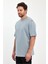 Erkek Omuzu Rodi Jeans Yazılı Bisiklet Yaka Relaxed Fit Pamuk T-Shirt 1