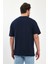 Erkek Omuzu Rodi Jeans Yazılı Bisiklet Yaka Relaxed Fit Pamuk T-Shirt 5