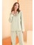 Önden Düğmeli Pijama Takım 68070 4
