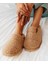 Camel Teddy Women Slipper Kadın Günlük Ev Pandufu Ted-Kcl Krem 2