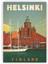 Helsinki Finland Finlandiya Ahşap Poster 20 x 29 cm 1