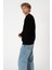 Sw Düz Siyah Şardonlu Sweatshirt 5