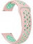 Ticwatch Gth Için Delikli Spor Silikon Kordon Pembe Turkuaz 1