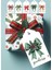 40AD 5X9CM Fiyonkl Delikli Sallama Etiket Kartı Yeniyıl Noel Giyim Ambalaj Paketleme Kartı 1